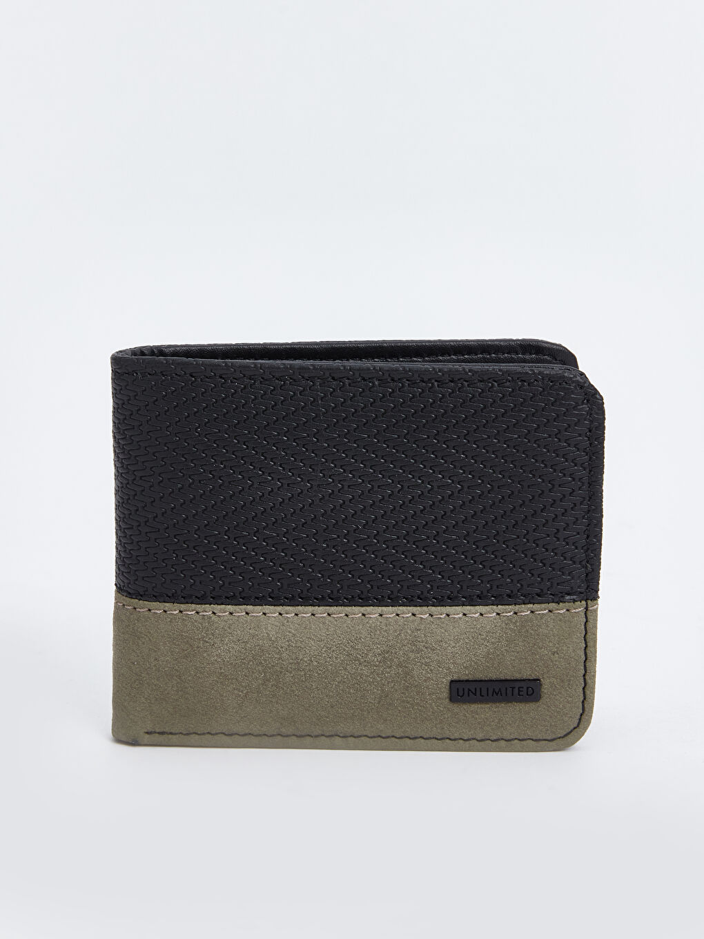 Siyah Deri Görünümlü Erkek Cüzdan