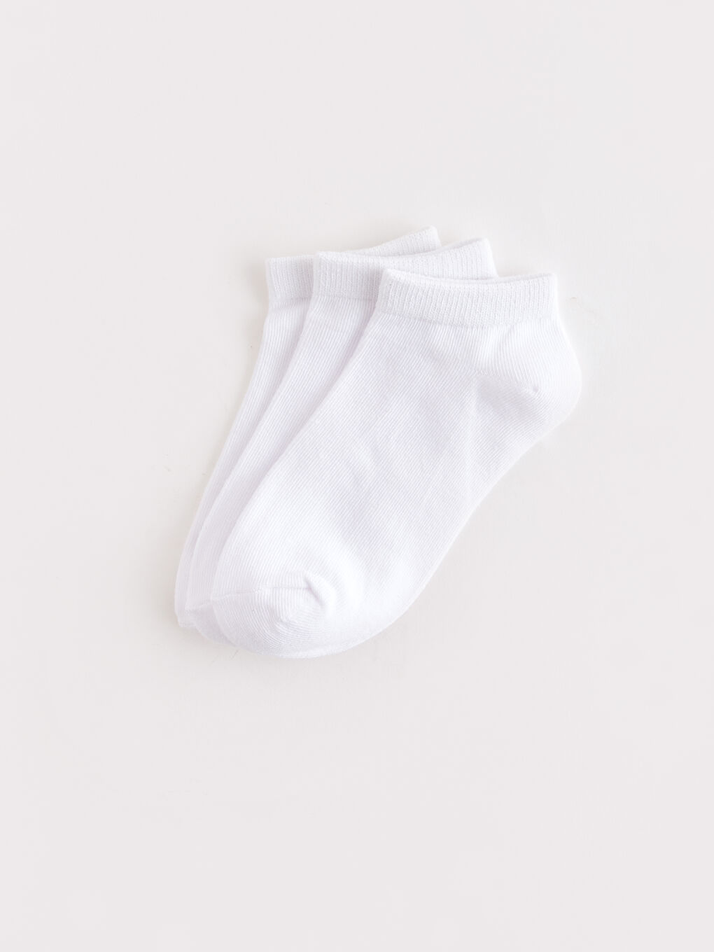 Șosete Sport Scurte Simple pentru Fete, Set de 3-1