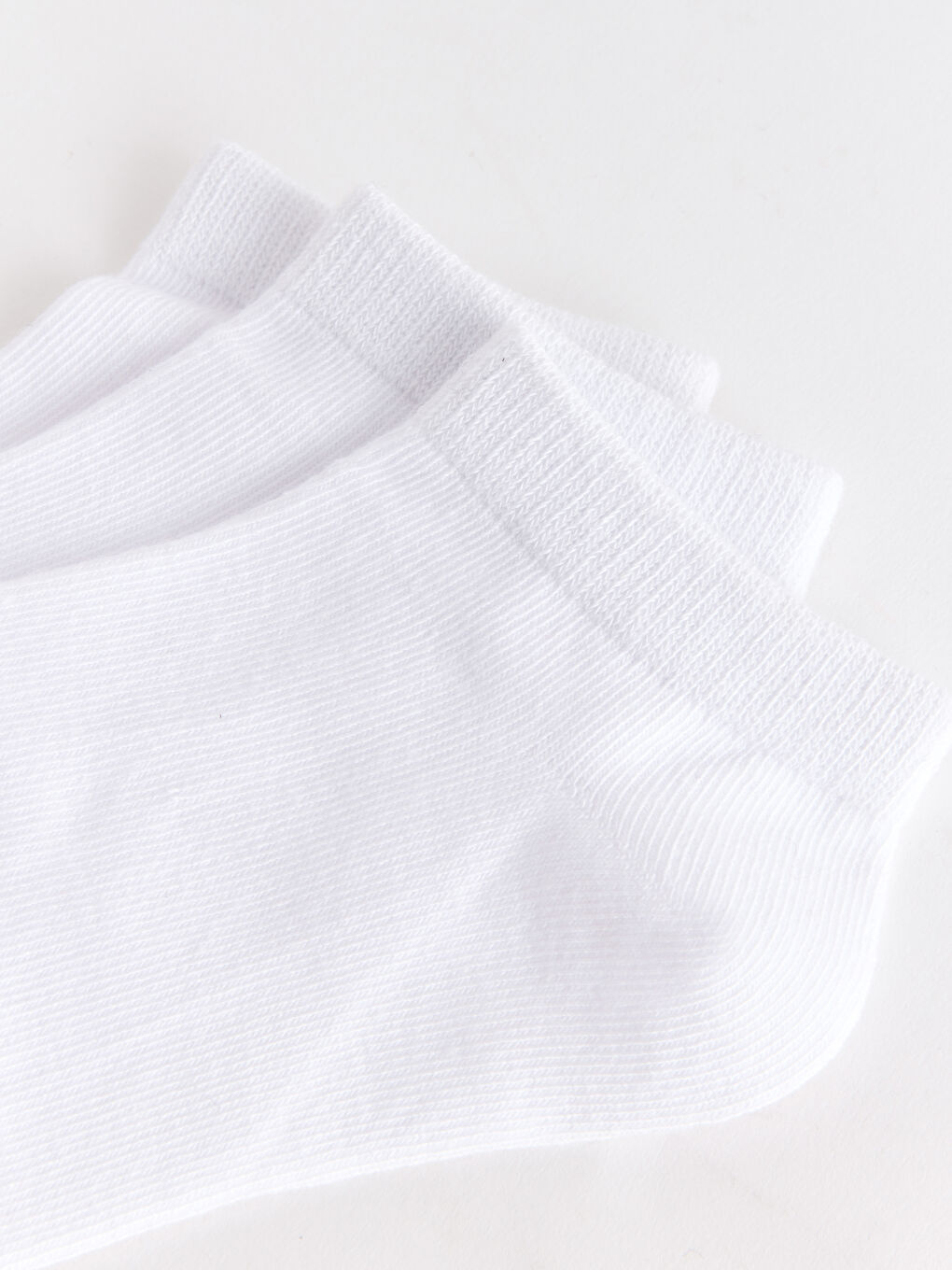 Șosete Sport Scurte Simple pentru Fete, Set de 3-2