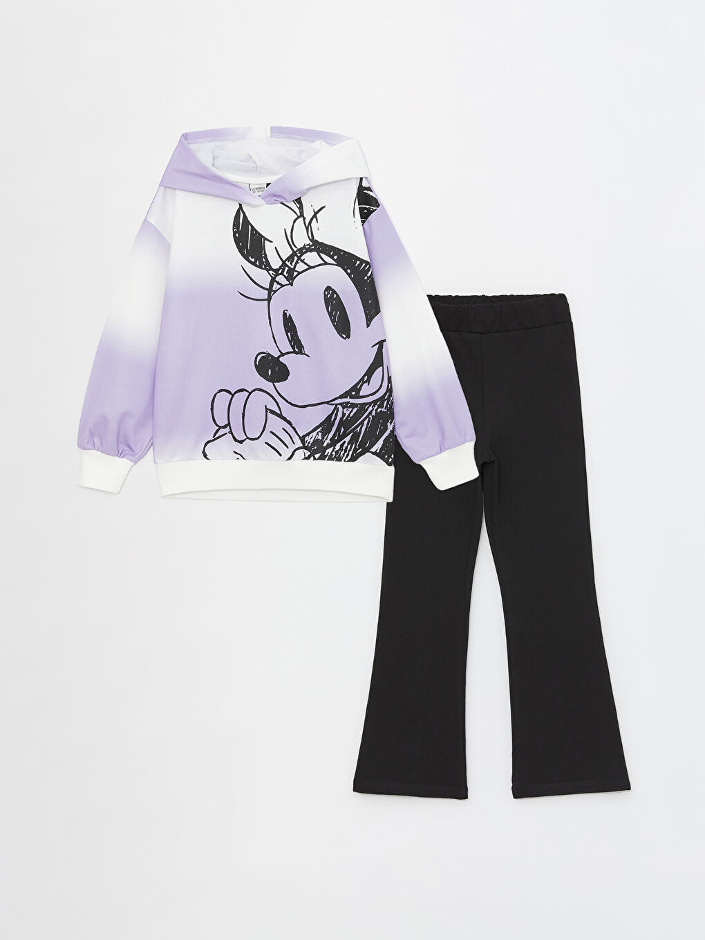 Minnie Mouse Printed Girls' Hoodie and Tights -S44703Z4-LSC