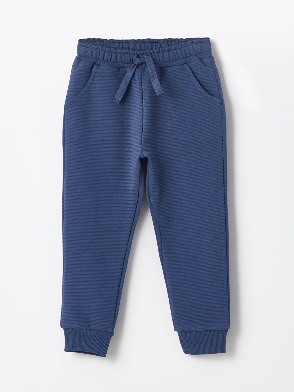 İndigo Beli Lastikli Erkek Bebek Jogger Eşofman Altı