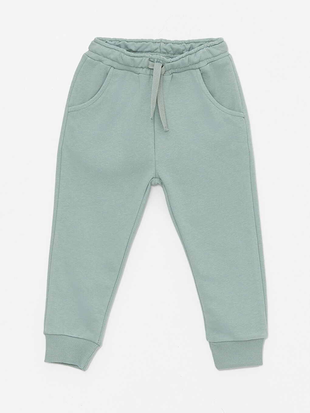 Yeşil Beli Lastikli Erkek Bebek Jogger Eşofman Altı