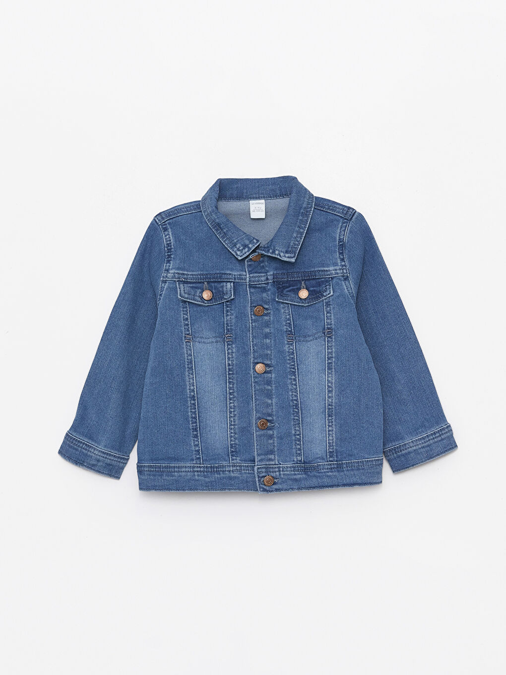 LCW baby Orta İndigo Rodeo Erkek Bebek Jean Ceket - 2