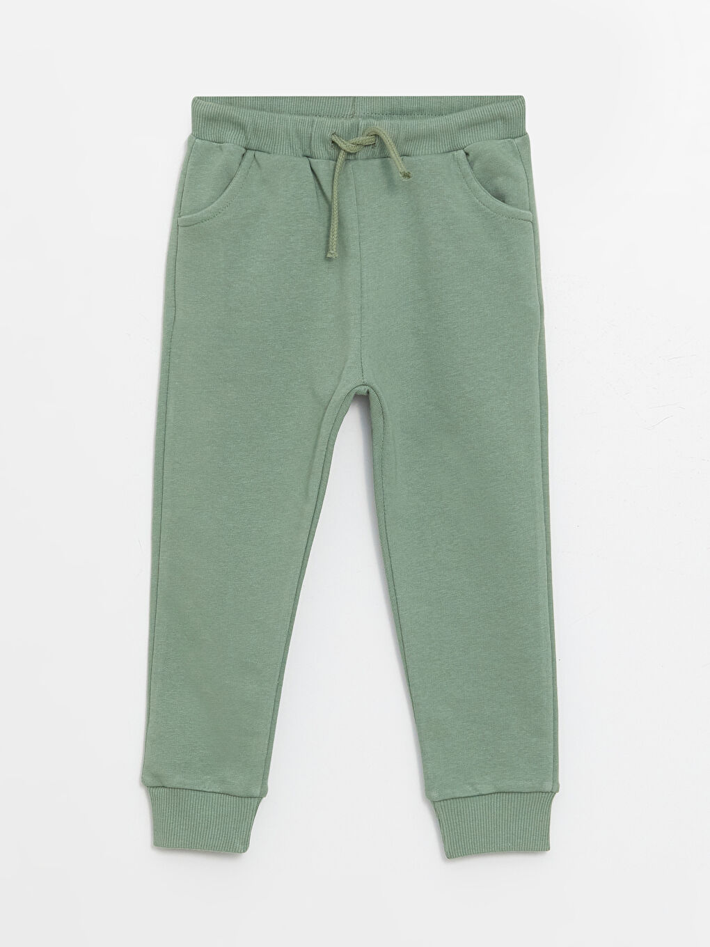 Yeşil Beli Lastikli Erkek Çocuk Jogger Eşofman Altı