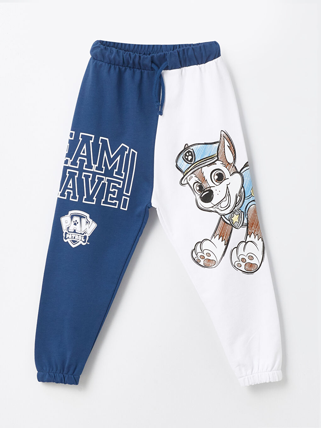 Elasticated Waist Paw Patrol Printed Baby Boys' Jogger Sweatpants -S44890Z1-HFS