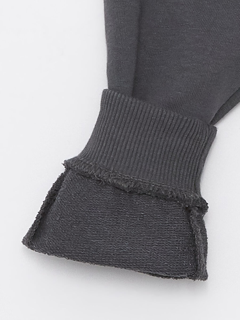 LCW Kids Gri Beli Lastikli Basic Erkek Bebek Jogger Eşofman Altı - 1