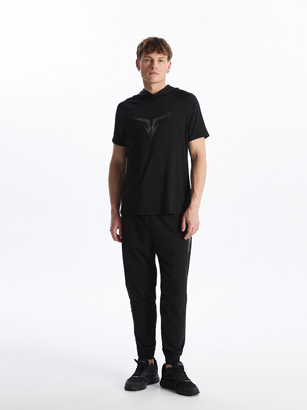 XSIDE DRY-TECH Hooded Short Sleeve Men's Sports T-Shirt -S44910Z8-CVL