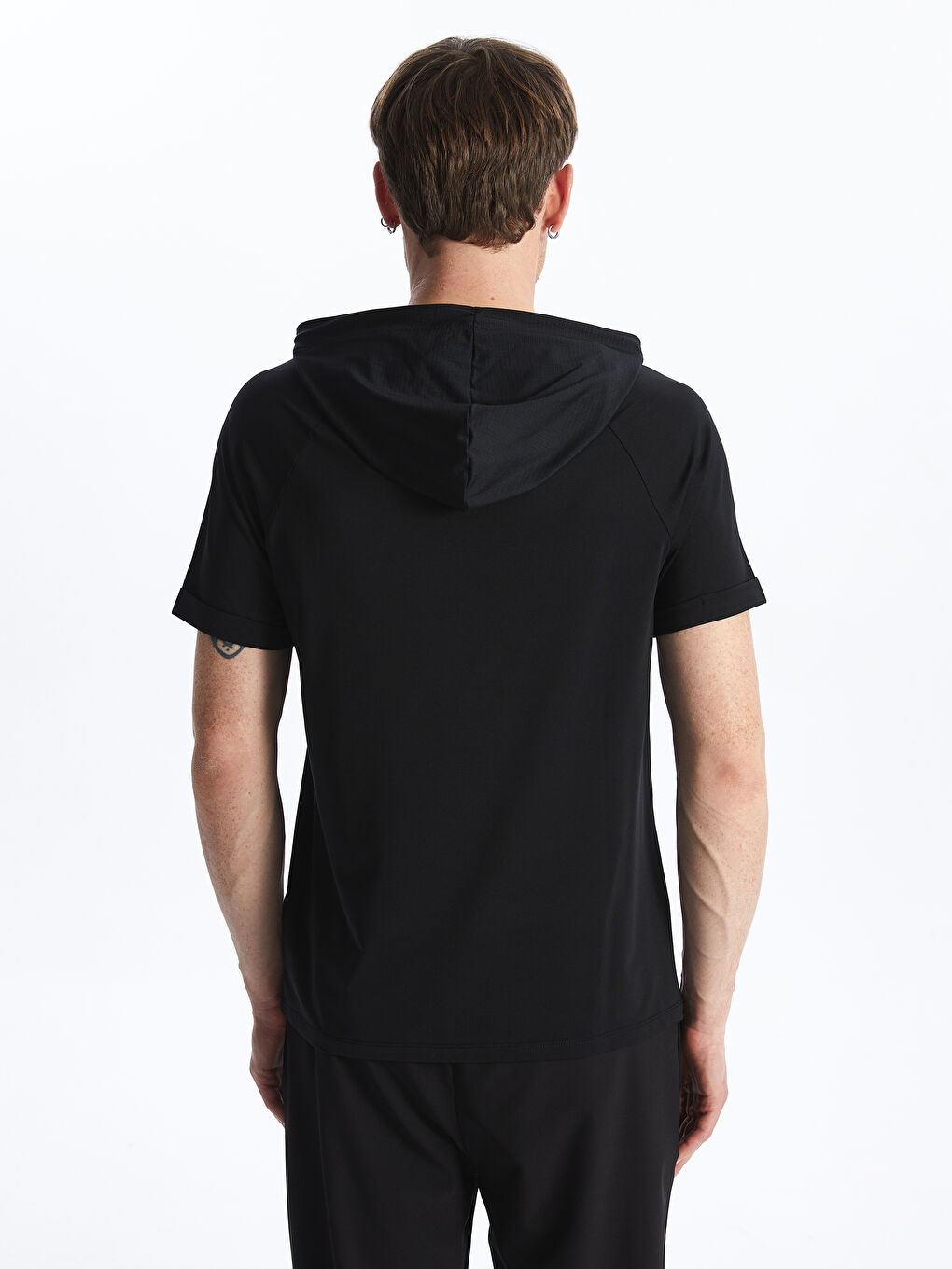 XSIDE DRY-TECH Hooded Short Sleeve Men's Sports T-Shirt -S44910Z8-CVL