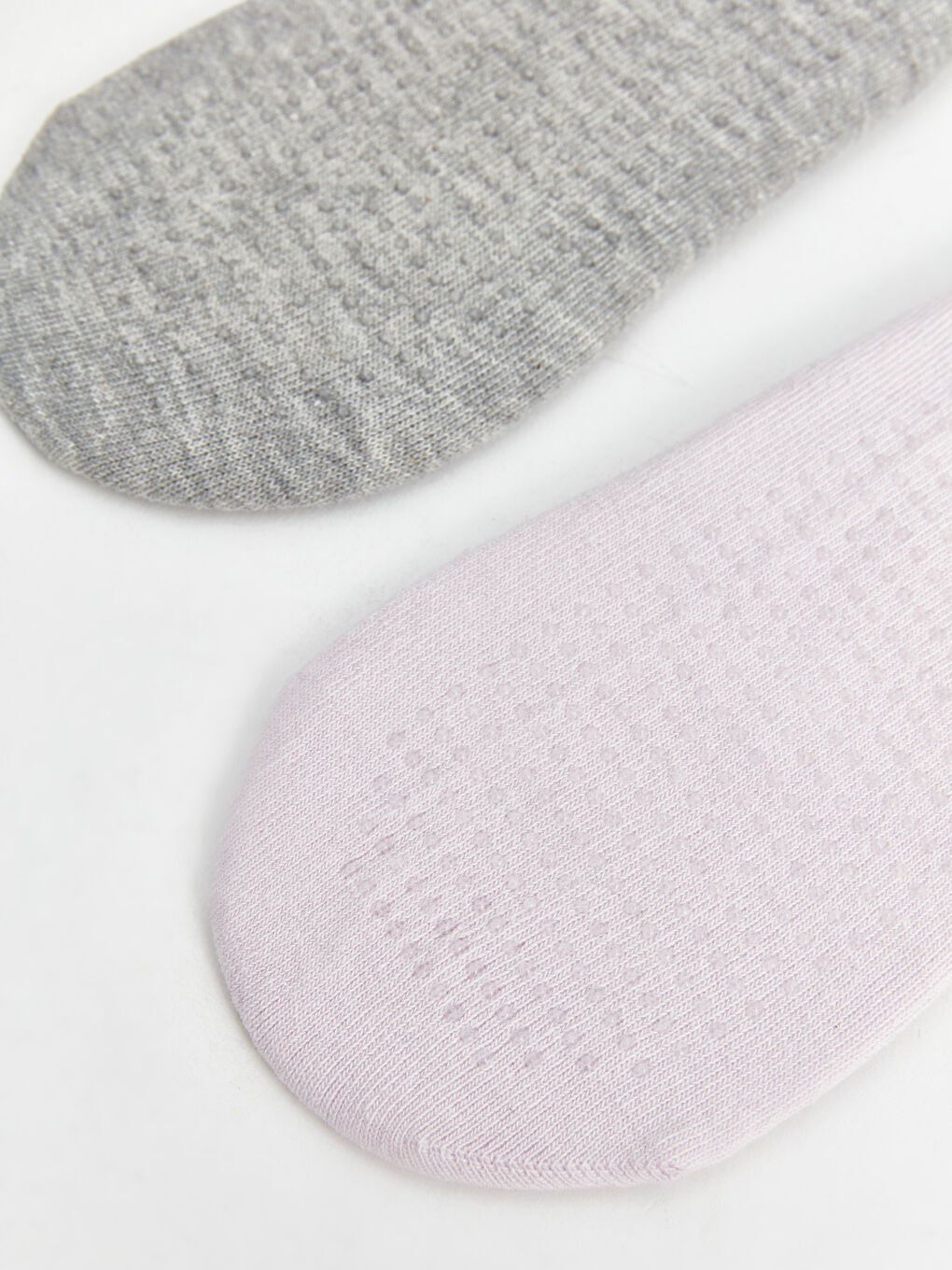 Lila Kadın Düz Yoga ve Pilates Çorabı 2'li-3