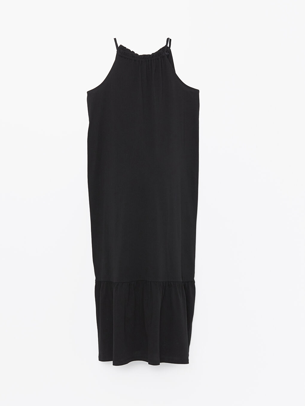 Crew Neck Plain Maternity Dress -S44980Z8-CVL