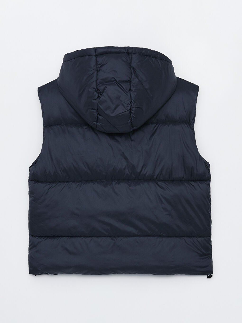 Women's Hooded Plain Puffer Gilet-7