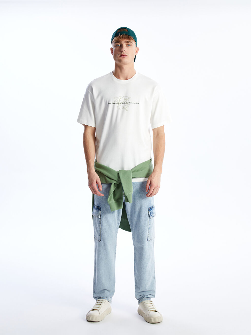 XSIDE Crew Neck Short Sleeve Printed Men's T-Shirt -S45024Z8-FDU
