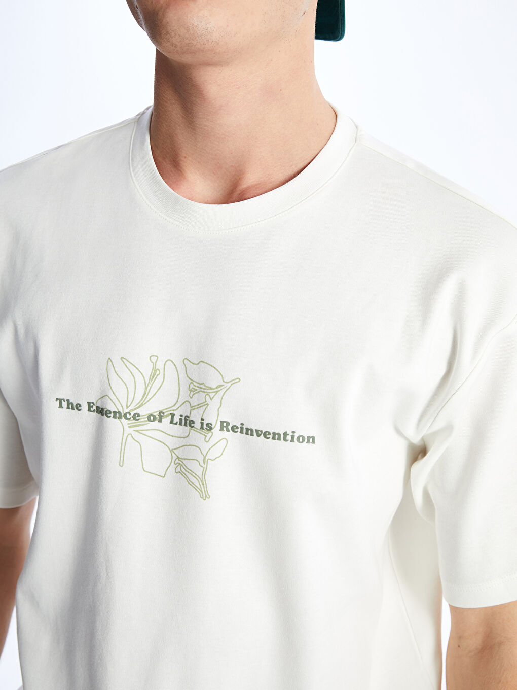 XSIDE Crew Neck Short Sleeve Printed Men's T-Shirt -S45024Z8-FDU