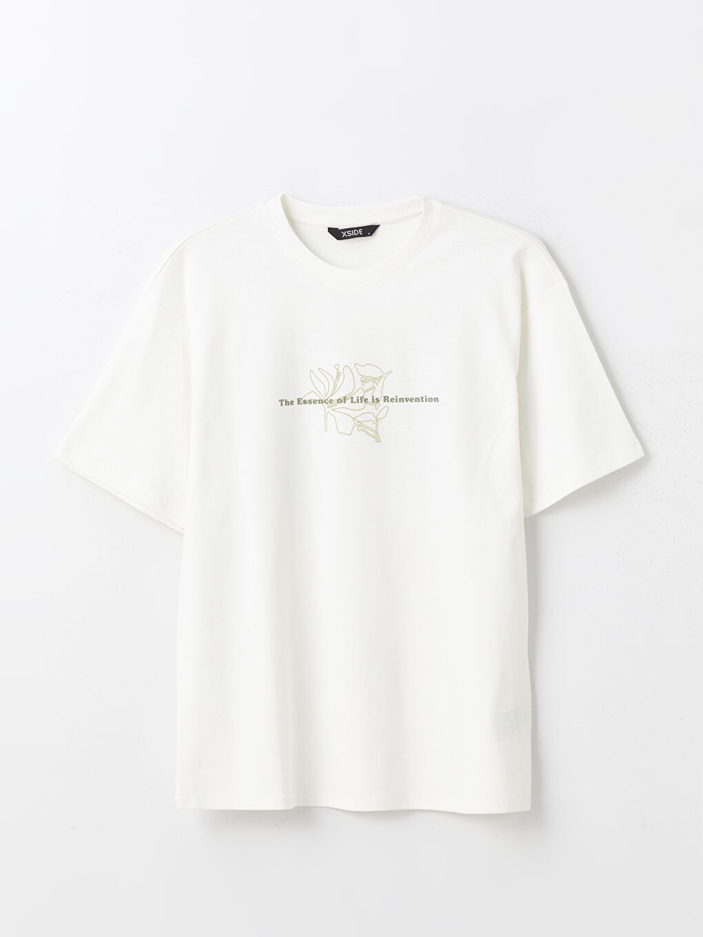 XSIDE Crew Neck Short Sleeve Printed Men's T-Shirt -S45024Z8-FDU