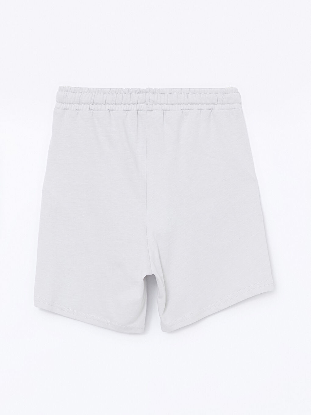 Gri Beli Lastikli Basic Erkek Çocuk Şort-2