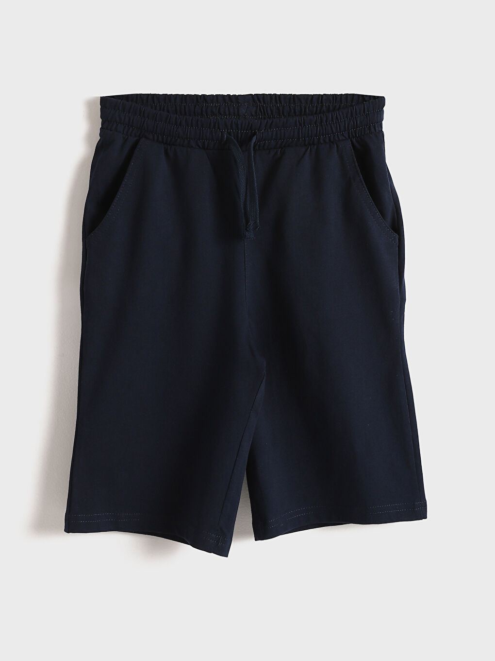 LCW Kids Lacivert Beli Lastikli Basic Erkek Çocuk Şort