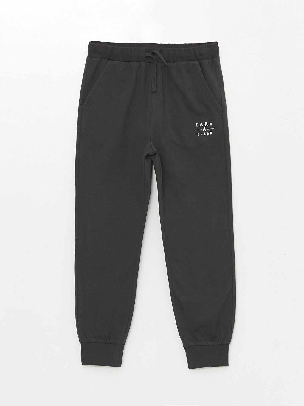 Elastic Waist Printed Boys' Jogger Sweatpants -S45040Z4-VFB
