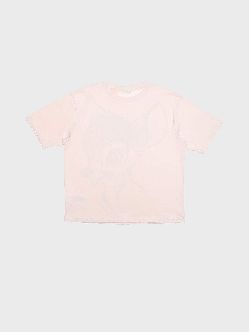 Crew Neck Bambi Printed Short Sleeve Oversize Women's T-Shirt-3