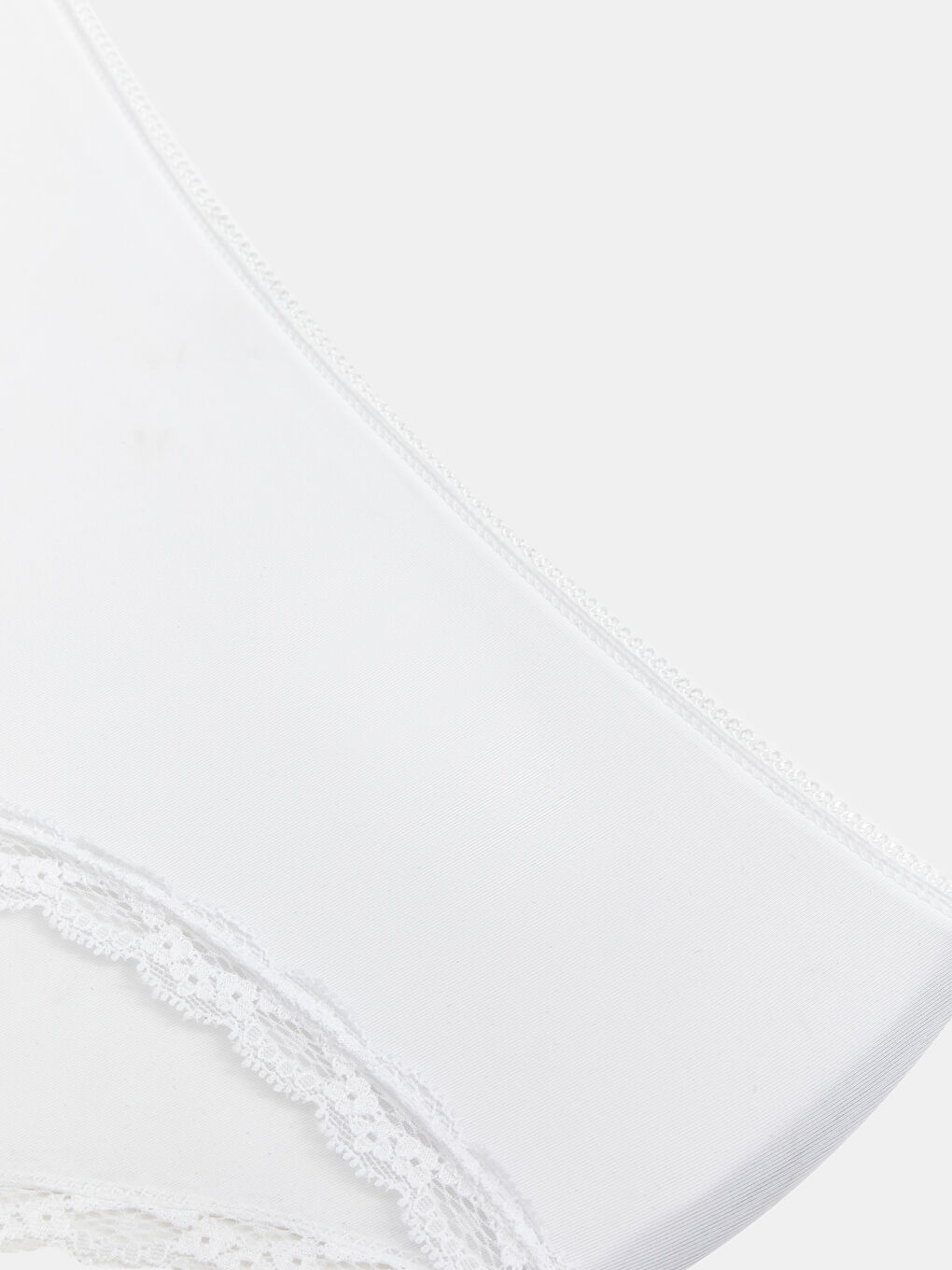 Beyaz Dantel Detaylı Hipster Külot-2