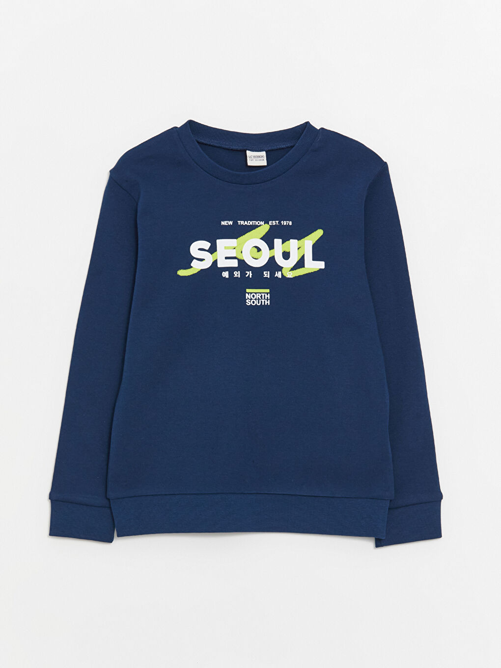 Crew Neck Printed Long Sleeve Boy T-shirt -S45311Z4-JC7