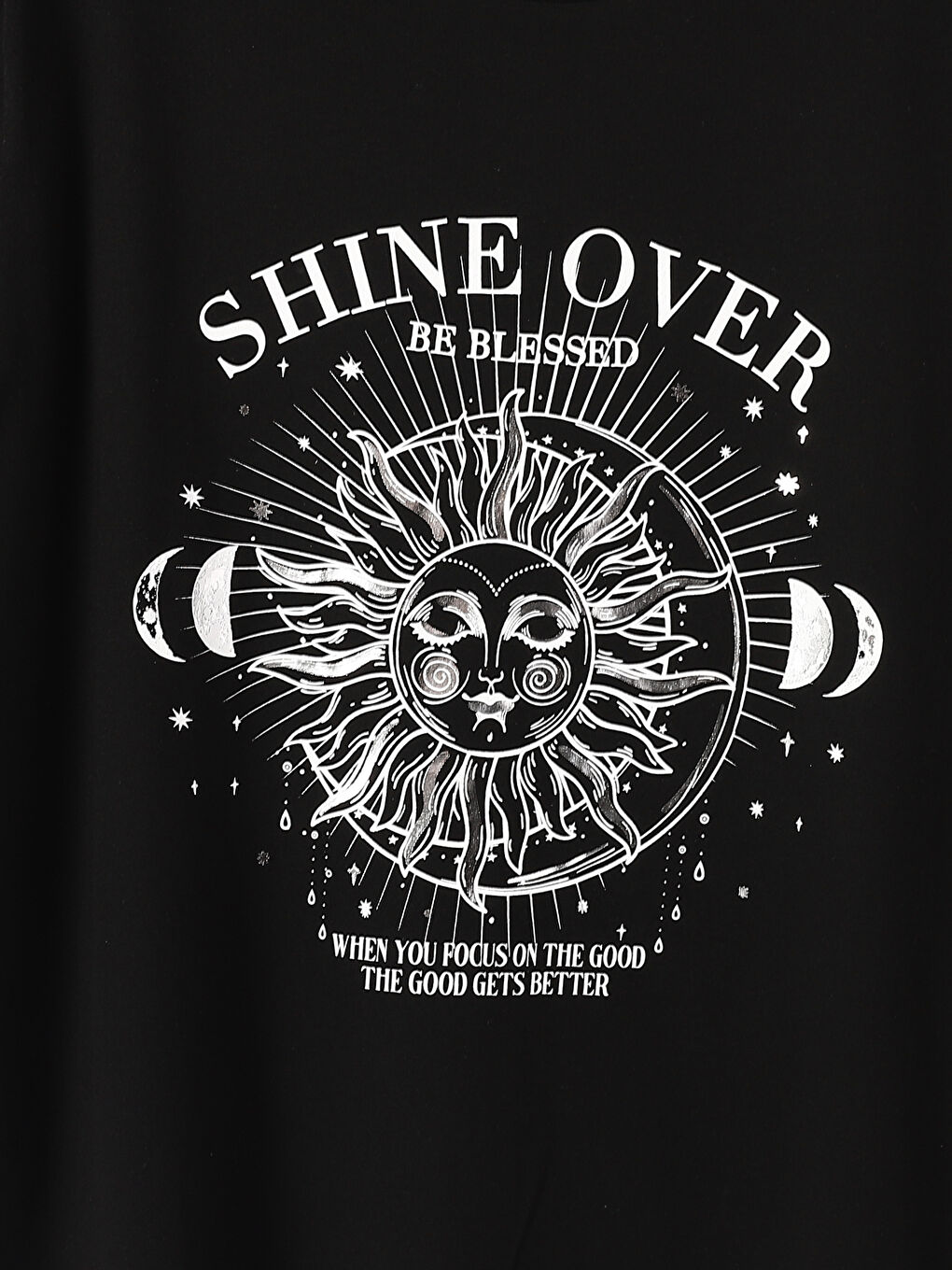 Crew Neck Printed Short Sleeve Women's T-Shirt-3