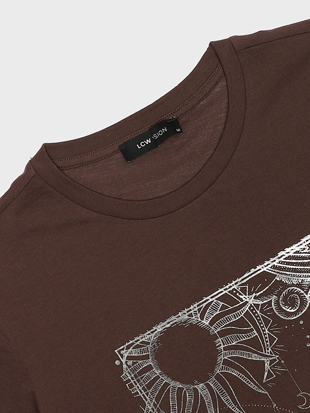 Crew Neck Printed Short Sleeve Women's T-Shirt-3