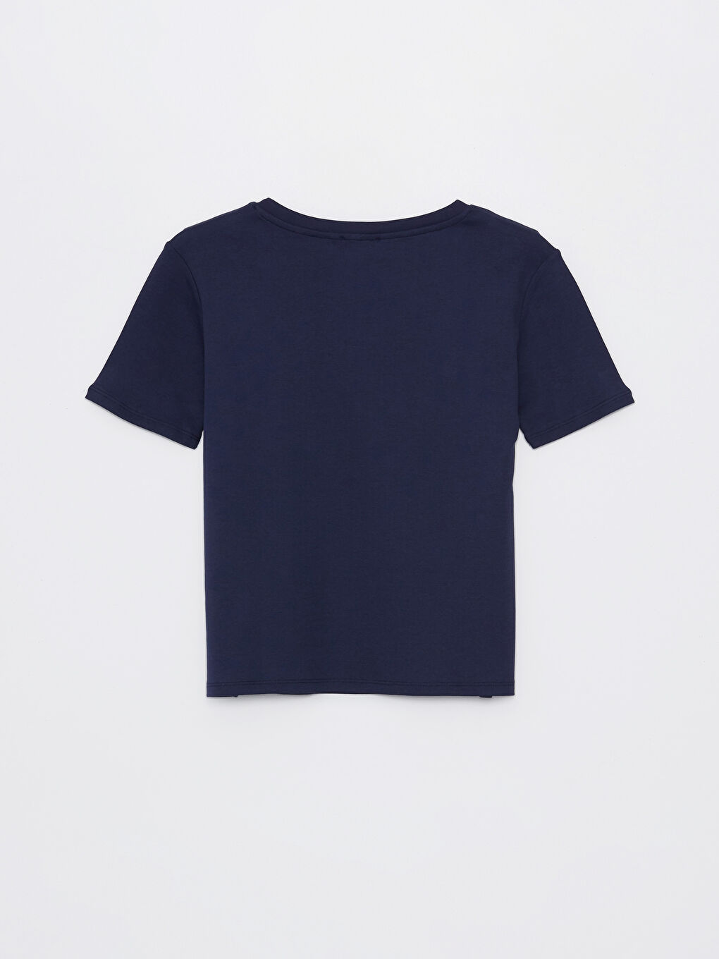 Crew Neck Printed Short Sleeve Women's T-Shirt -S45343Z8-HFH