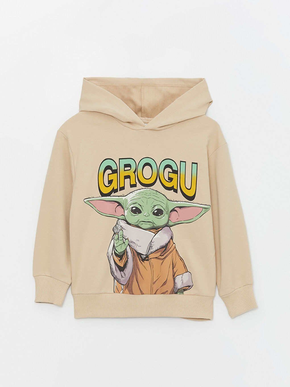 Comfortable The Mandalorian Printed Boy's Sweatshirt -S45361Z4-KNF