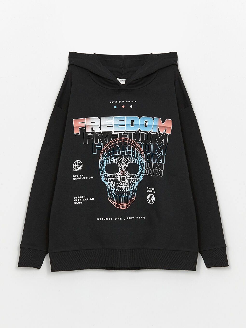 Comfortable Fit Hooded Boy's T-Shirt -S45395Z4-CVL