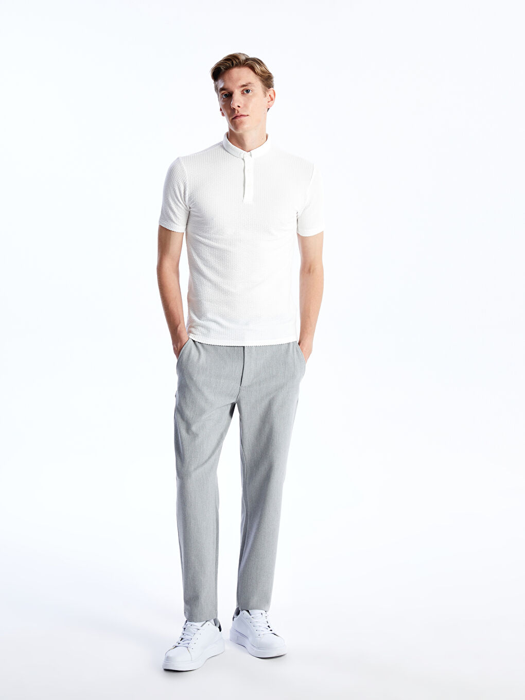 Slim Fit Men's Trousers -S45403Z8-CUZ
