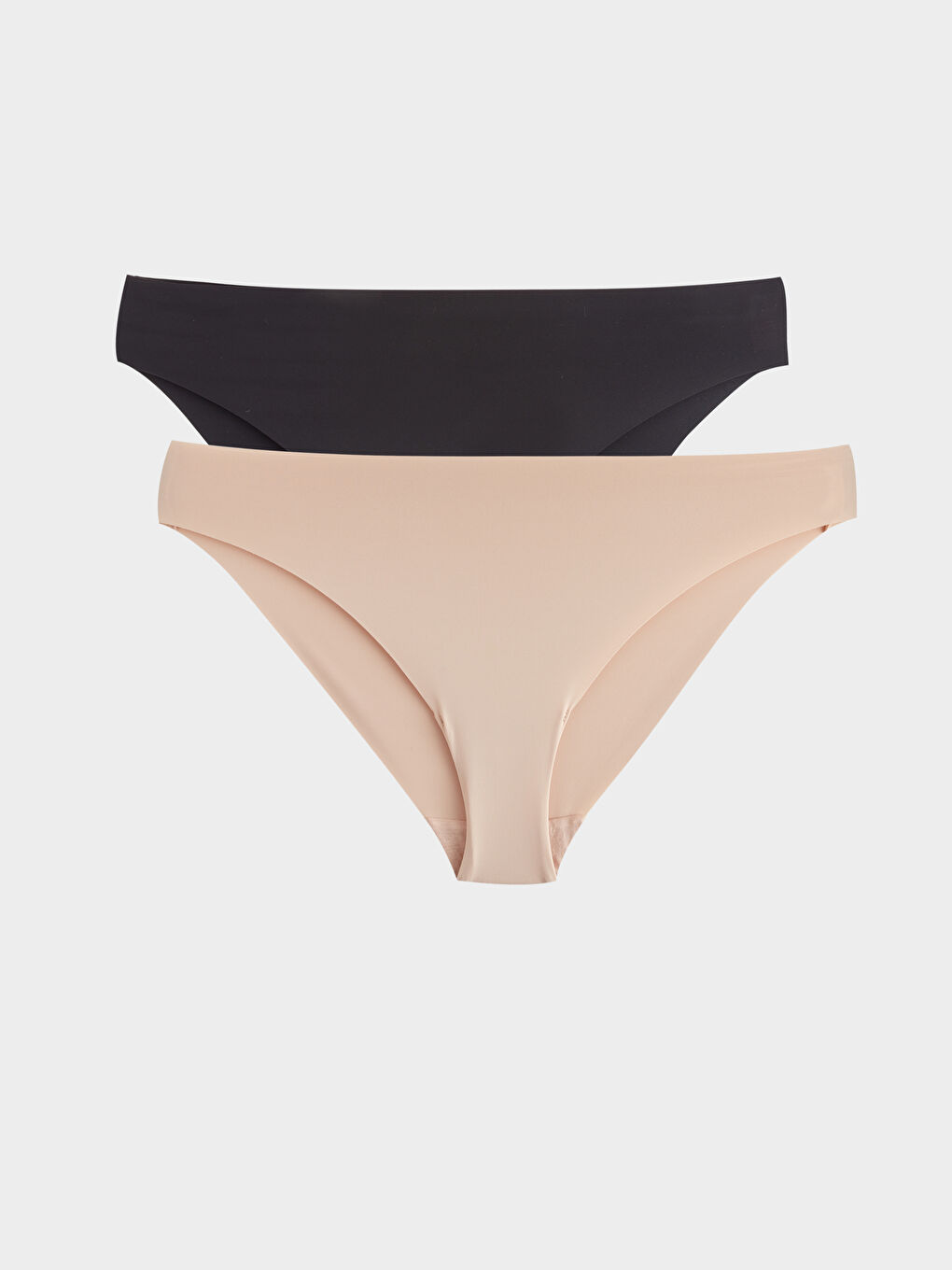 Plain Laser Cut Bikini Panties 2 Pack -S45421Z8-D0P