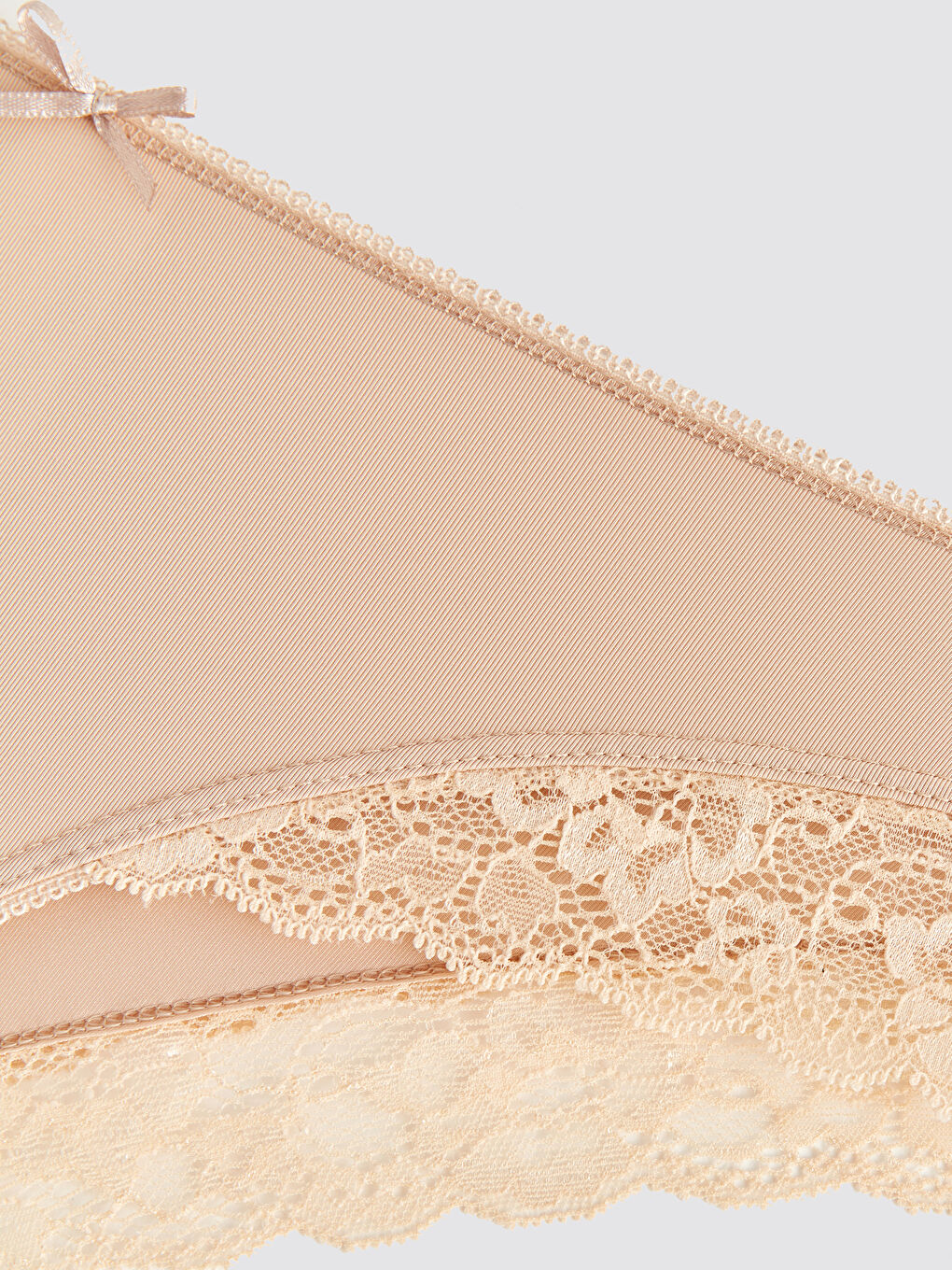 Pembe Dantel Detaylı Bikini Külot-2