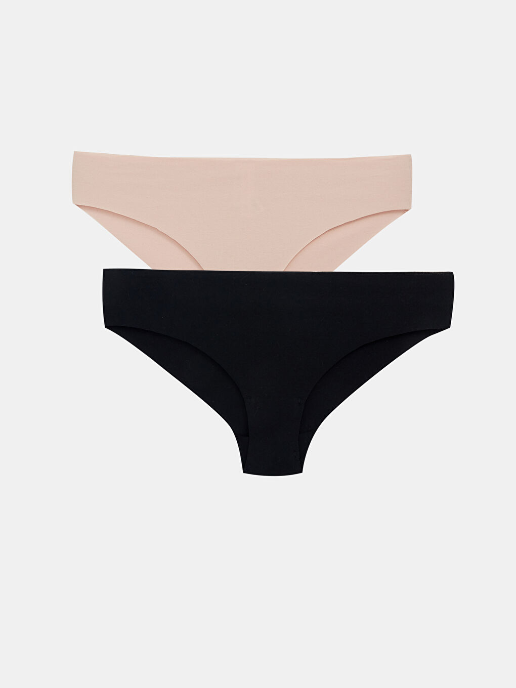 Plain Laser Cut Bikini Panties 2 Pack -S45427Z8-CVL