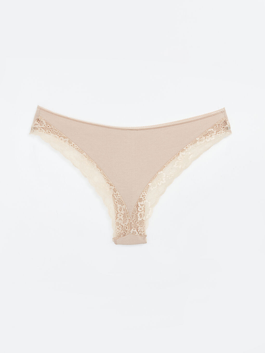 Pembe Dantel Detaylı Brazilian Külot