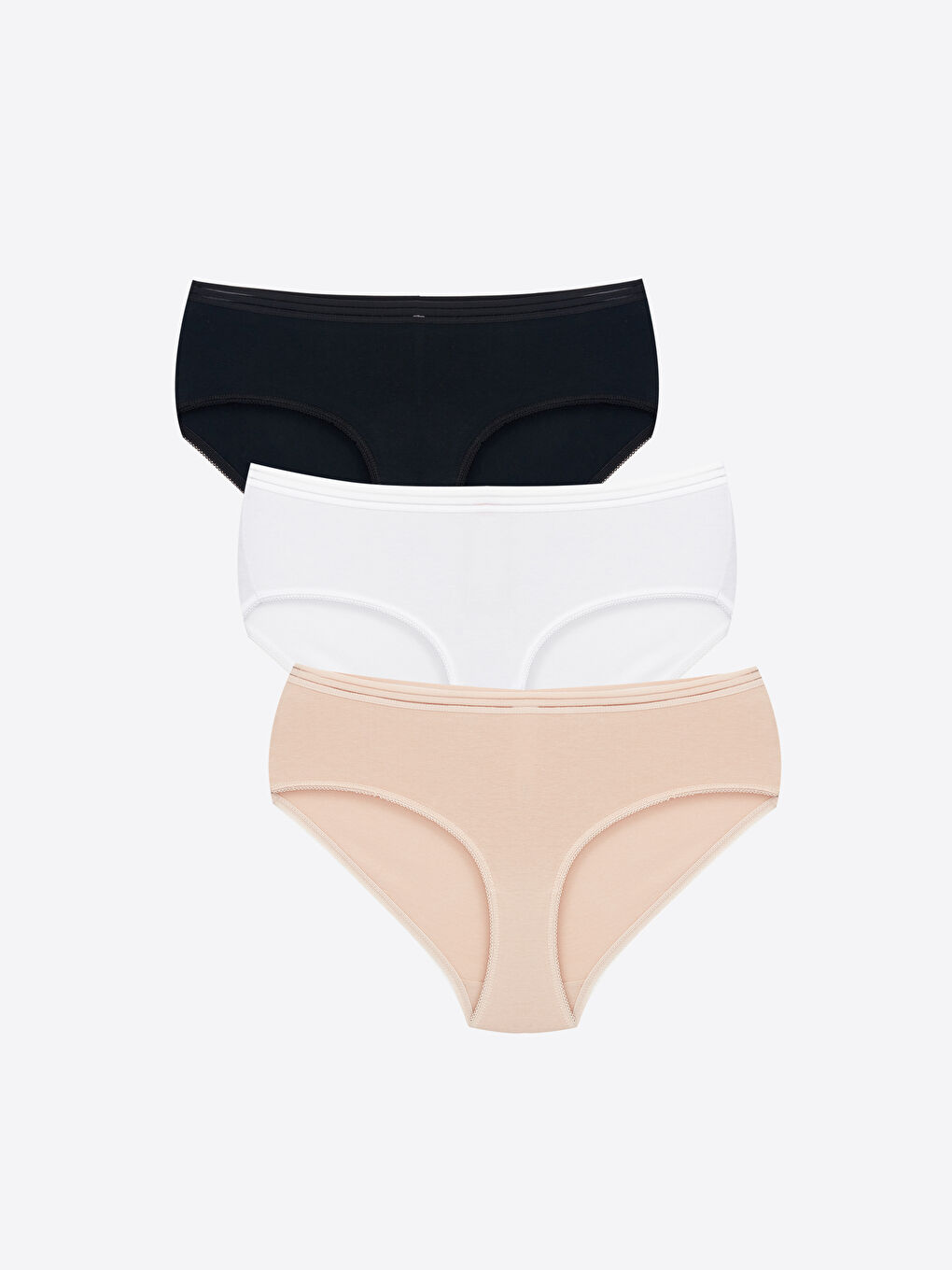 Hipster Plain Briefs 3 Pack -S45457Z8-CVL