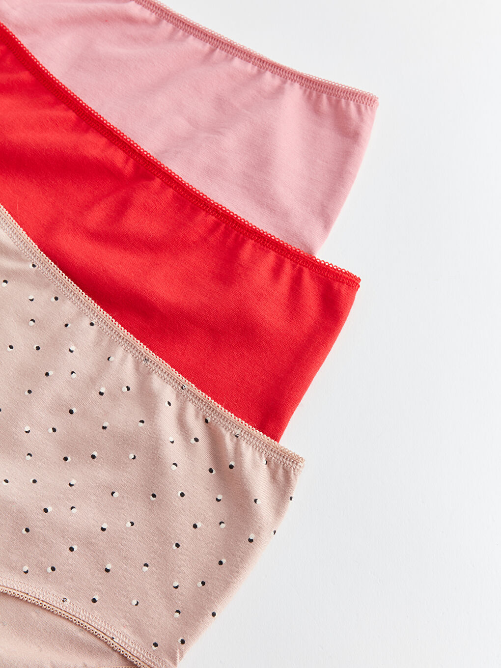 Трусики с высокой талией классические узорчатые комплект из 3-х штук-2