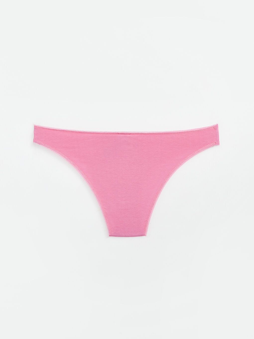 Pembe Düz Brazilian Külot-1