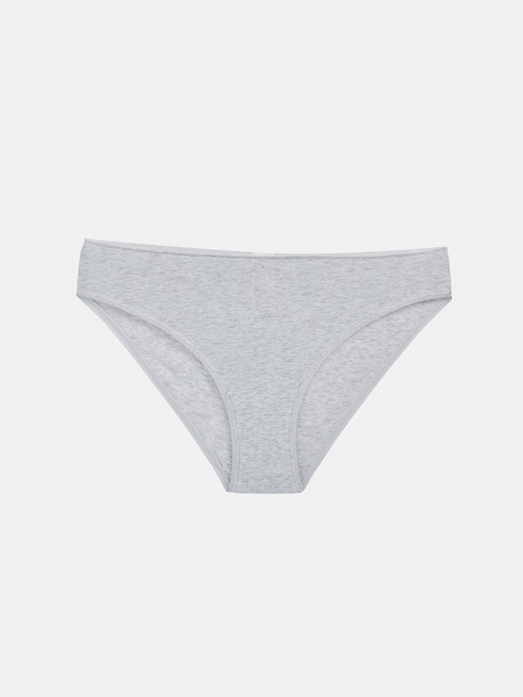 Gri Düz Bikini Külot