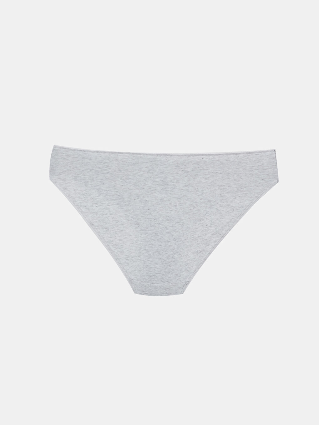 Gri Düz Bikini Külot-1