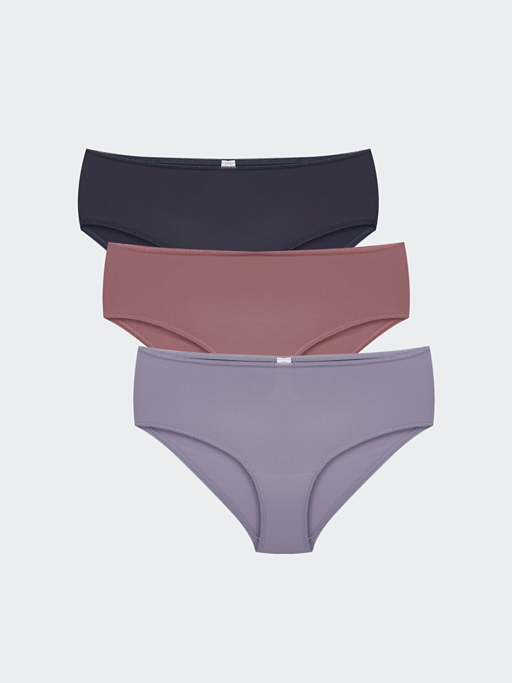 LCW DREAM Lila Düz Hipster Külot 3'lü Paket