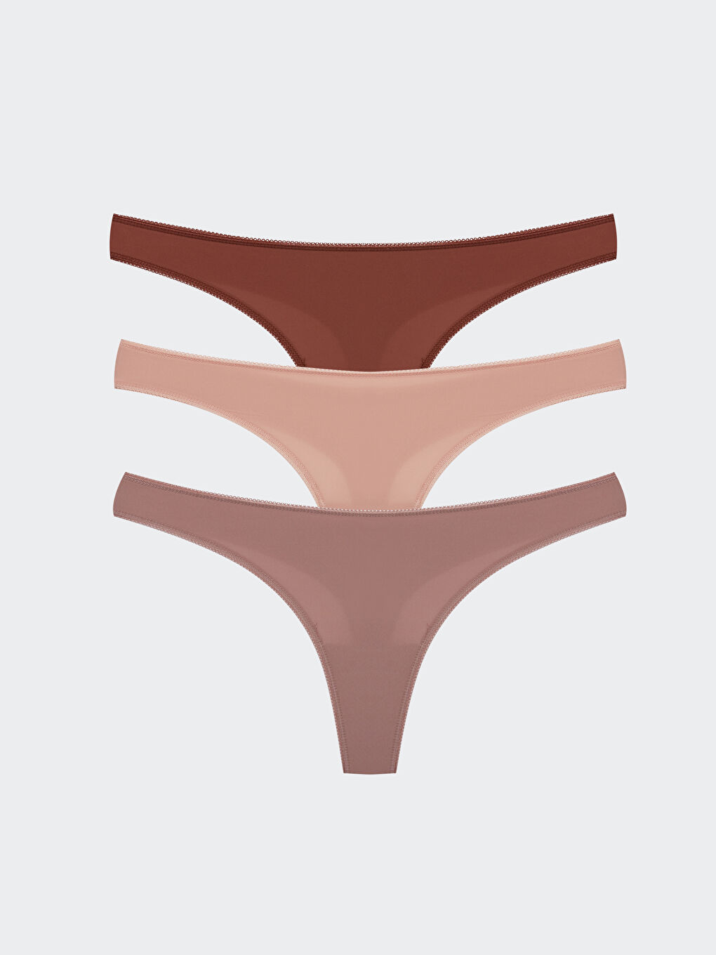 LCW DREAM Plain Thong Knickers 3-Pack -S45596Z8-HFT