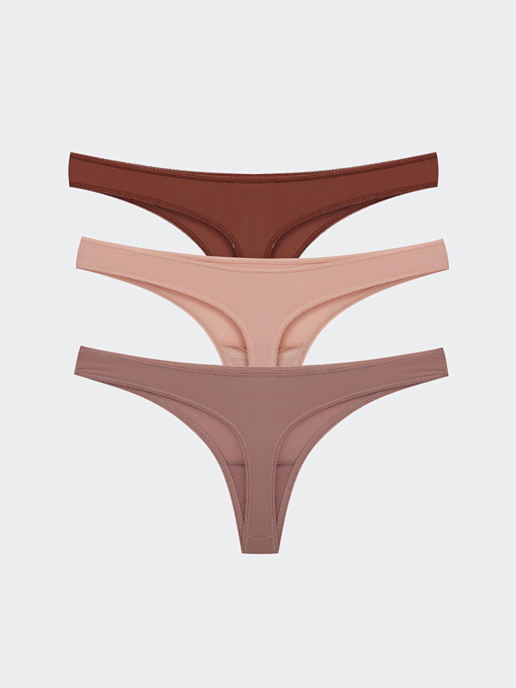 LCW DREAM Plain Thong Knickers 3-Pack -S45596Z8-HFT