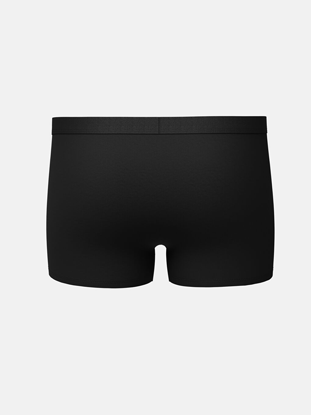 Siyah Standart Kalıp Pamuklu Esnek Erkek Boxer-1
