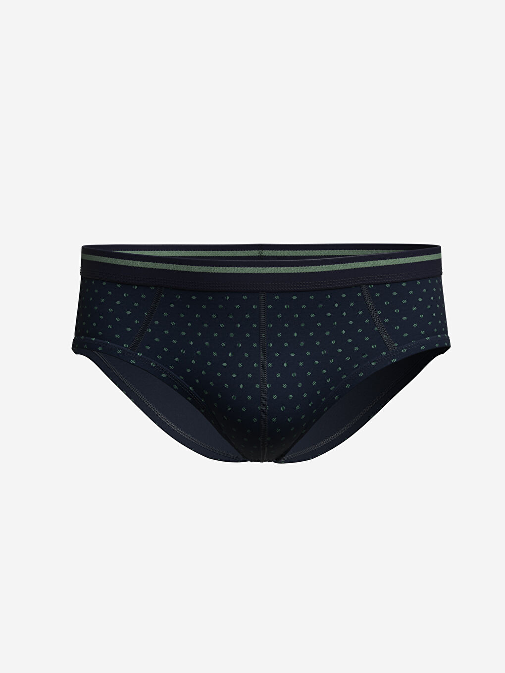 Yeşil Standart Kalıp Pamuklu Esnek Erkek Slip Boxer