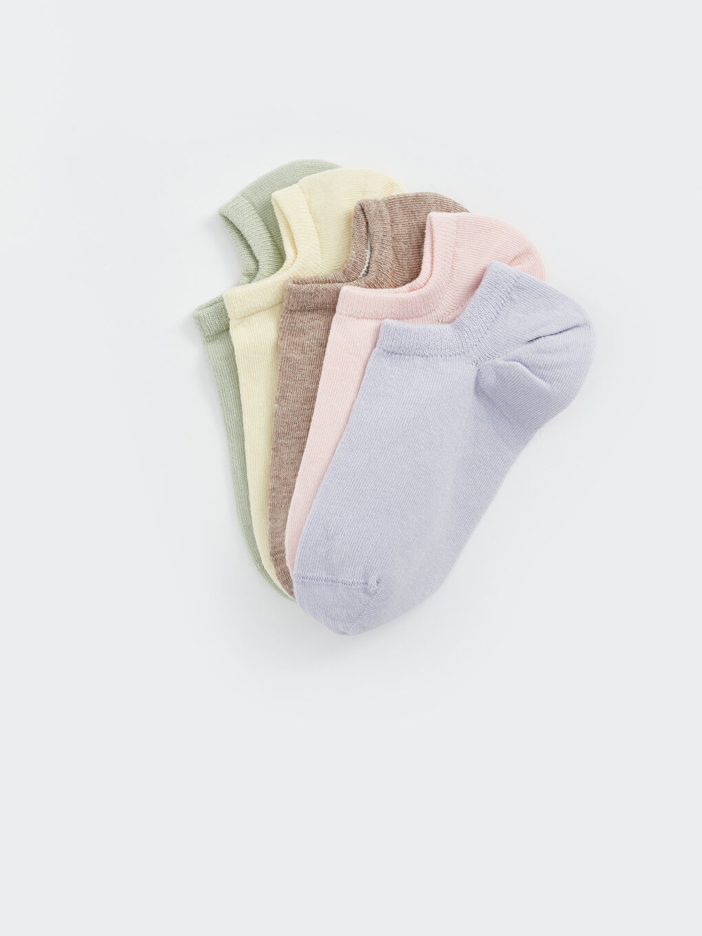 Women's Plain Trainer Socks 5 Pack -S45776Z8-J2T