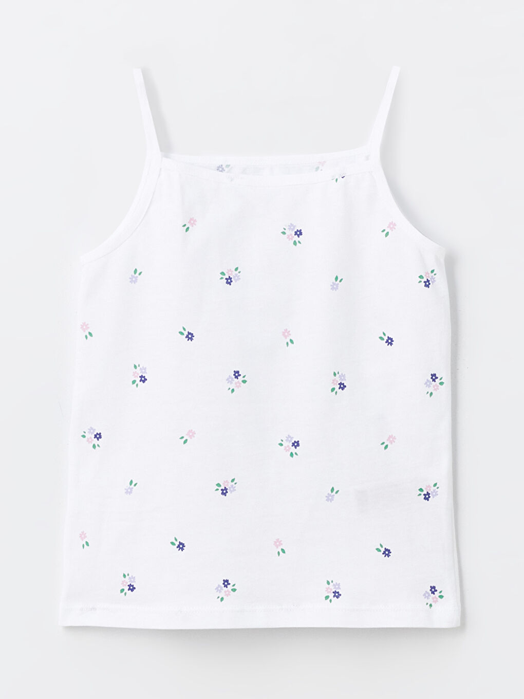 Square Collar Printed Strap Girls Athlete 2 Pack -S45810Z4-FFB