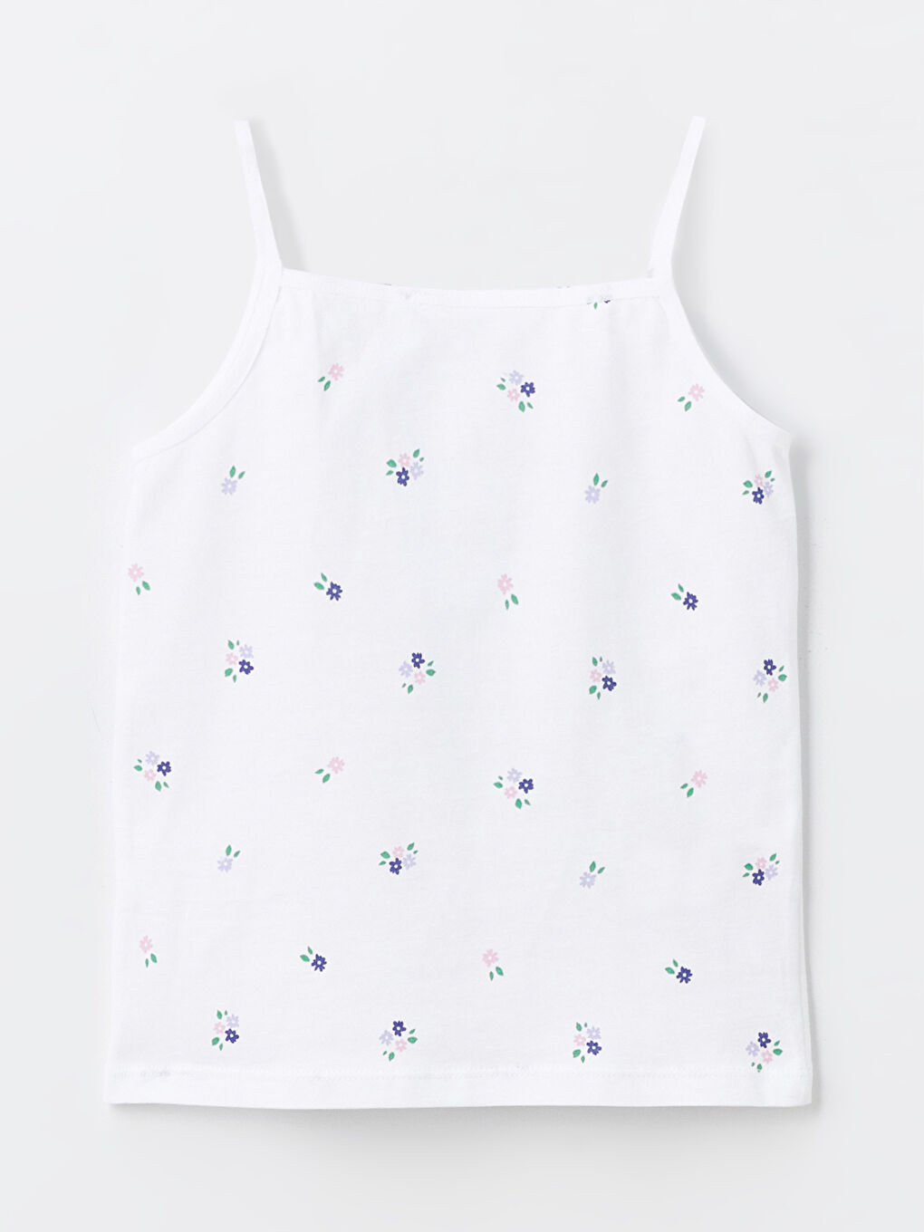 Square Collar Printed Strap Girls Athlete 2 Pack -S45810Z4-FFB