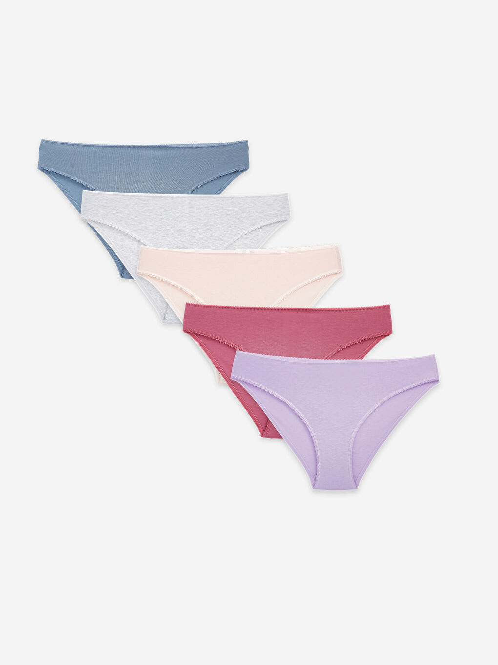 Plain Bikini Panties 5-Pack -S45826Z8-V55