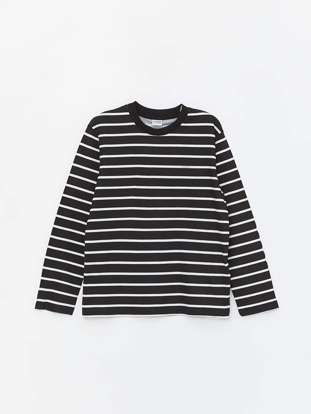 Crew Neck Striped Long Sleeve Boy T-shirt -S45827Z4-LEG