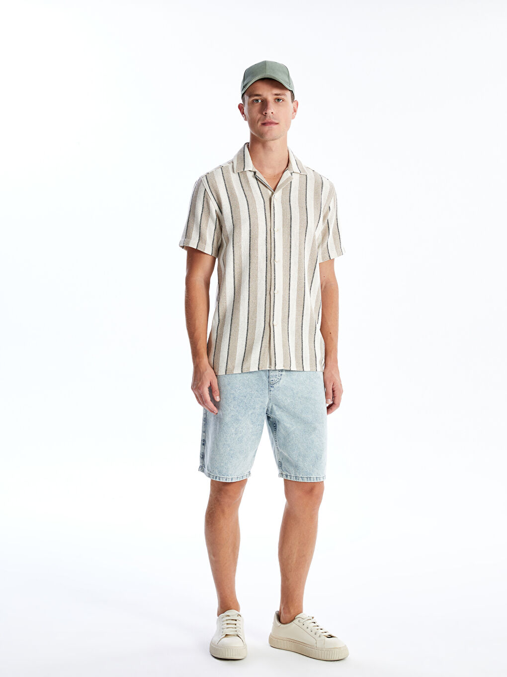 Regular Fit Short Sleeve Men's Shirt -S45849Z8-Y0T